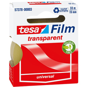 TESA CINTA TRANSPARENTE UNI 19mm x 33m 57378-00003-00